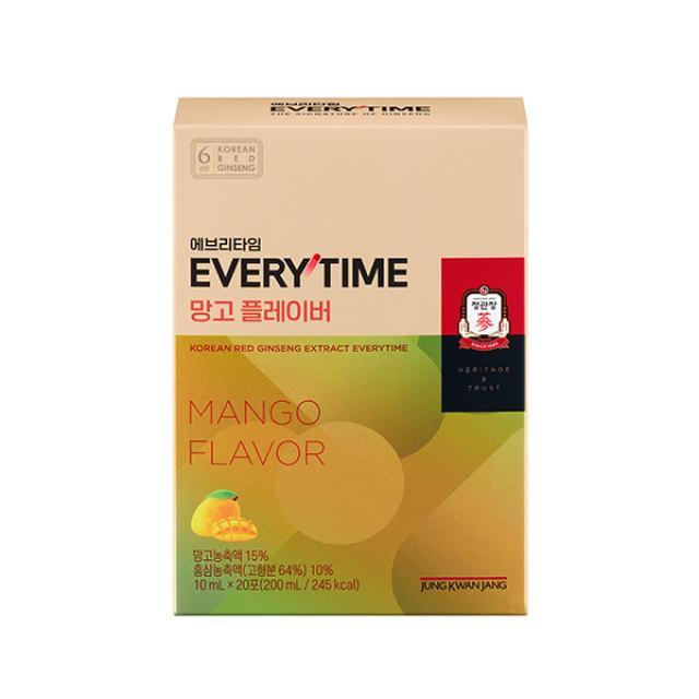 Hồng Sâm KGC Jung Kwan Jang EVERYTIME Mango Flavor #20 Days-Kallos