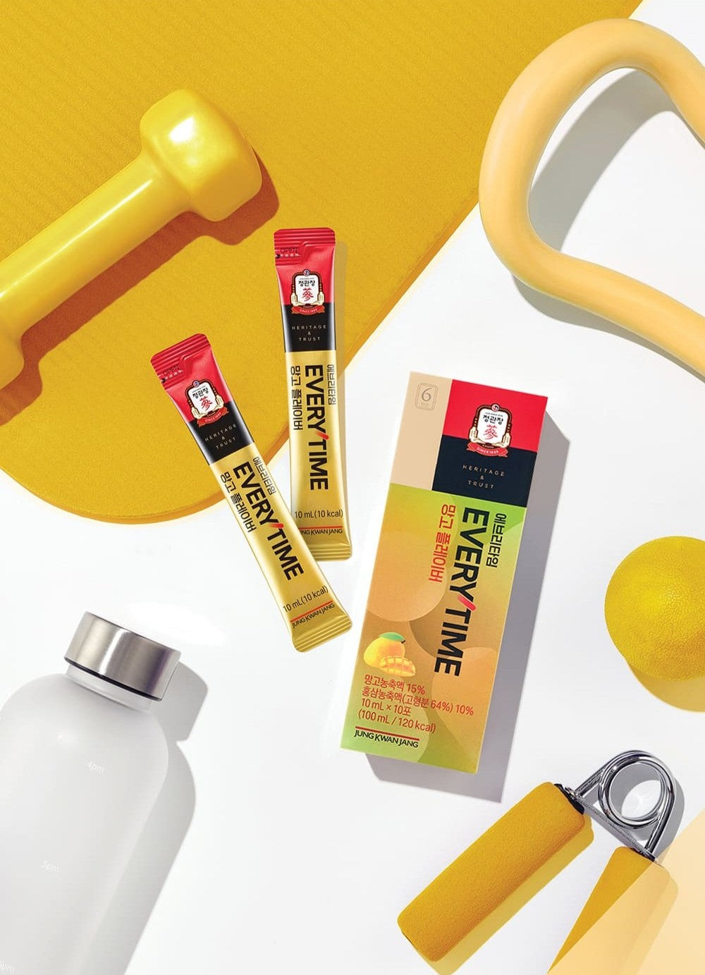 Hồng Sâm KGC Jung Kwan Jang EVERYTIME Mango Flavor #20 Days-Kallos