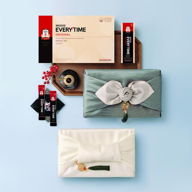 Hồng Sâm KGC Jung Kwan Jang EVERYTIME Original #50 Days (Furoshiki Wrapping) - Kallos Vietnam