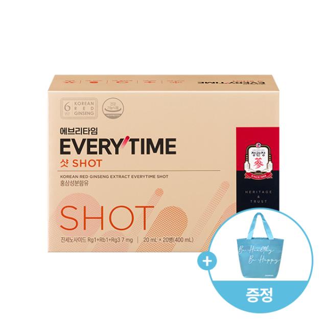 Hồng Sâm KGC Jung Kwan Jang EVERYTIME Shot #400 mL + Reusable Bag-Kallos