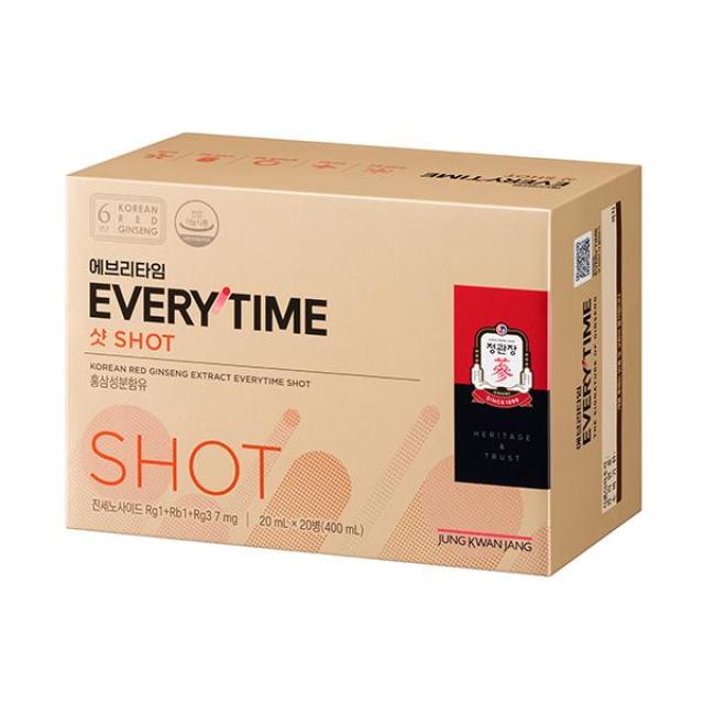 Hồng Sâm KGC Jung Kwan Jang EVERYTIME Shot + Ahafit Zinc Vitamin C 496 - Kallos Vietnam