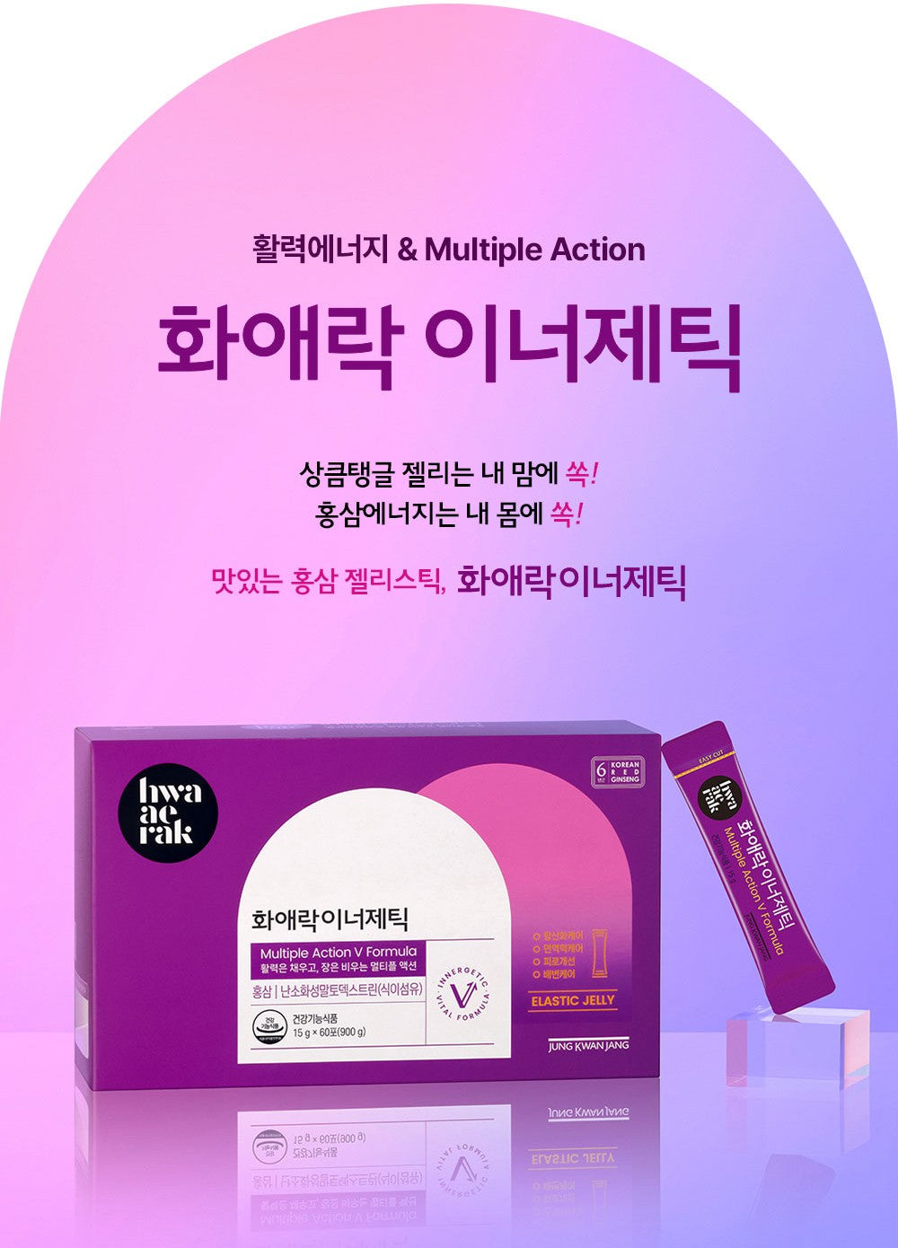 Hồng Sâm KGC Jung Kwan Jang Hwa Ae Rak Innergetic #30 Days - Kallos Vietnam