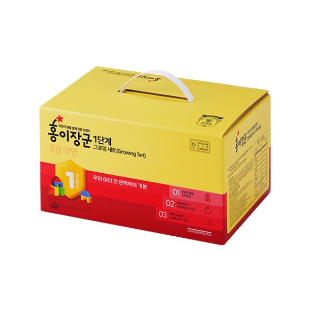 Hồng Sâm KGC Jung Kwan Jang Kids Tonic Step 1 #90 Days (Growing Set)-Kallos