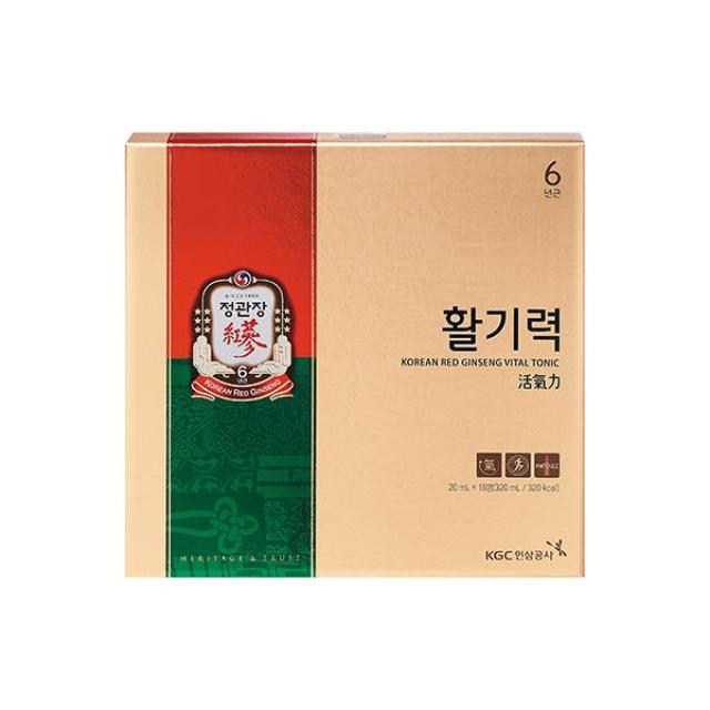 Hồng Sâm KGC Jung Kwan Jang Korean Red Ginseng Vital Tonic #16 Bottles - Kallos Vietnam