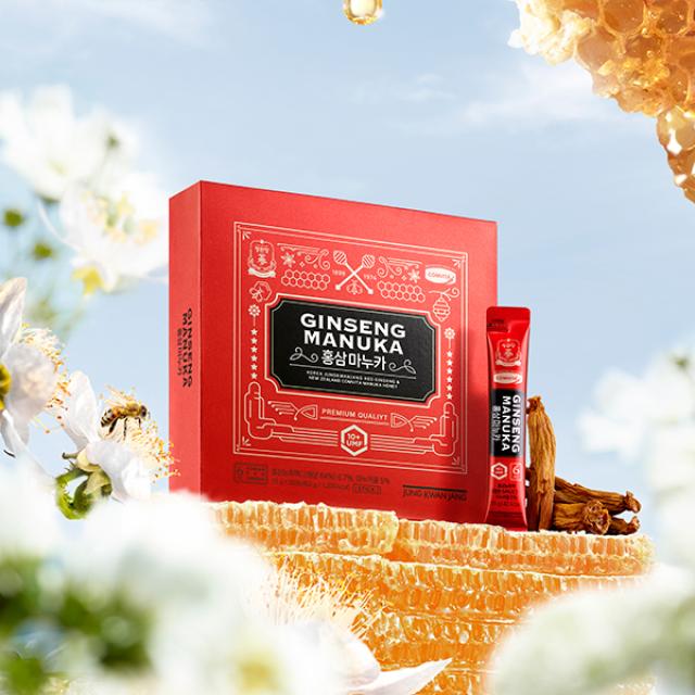 Hồng Sâm KGC Jung Kwan Jang Red Ginseng Manuka #30 Packets-Kallos