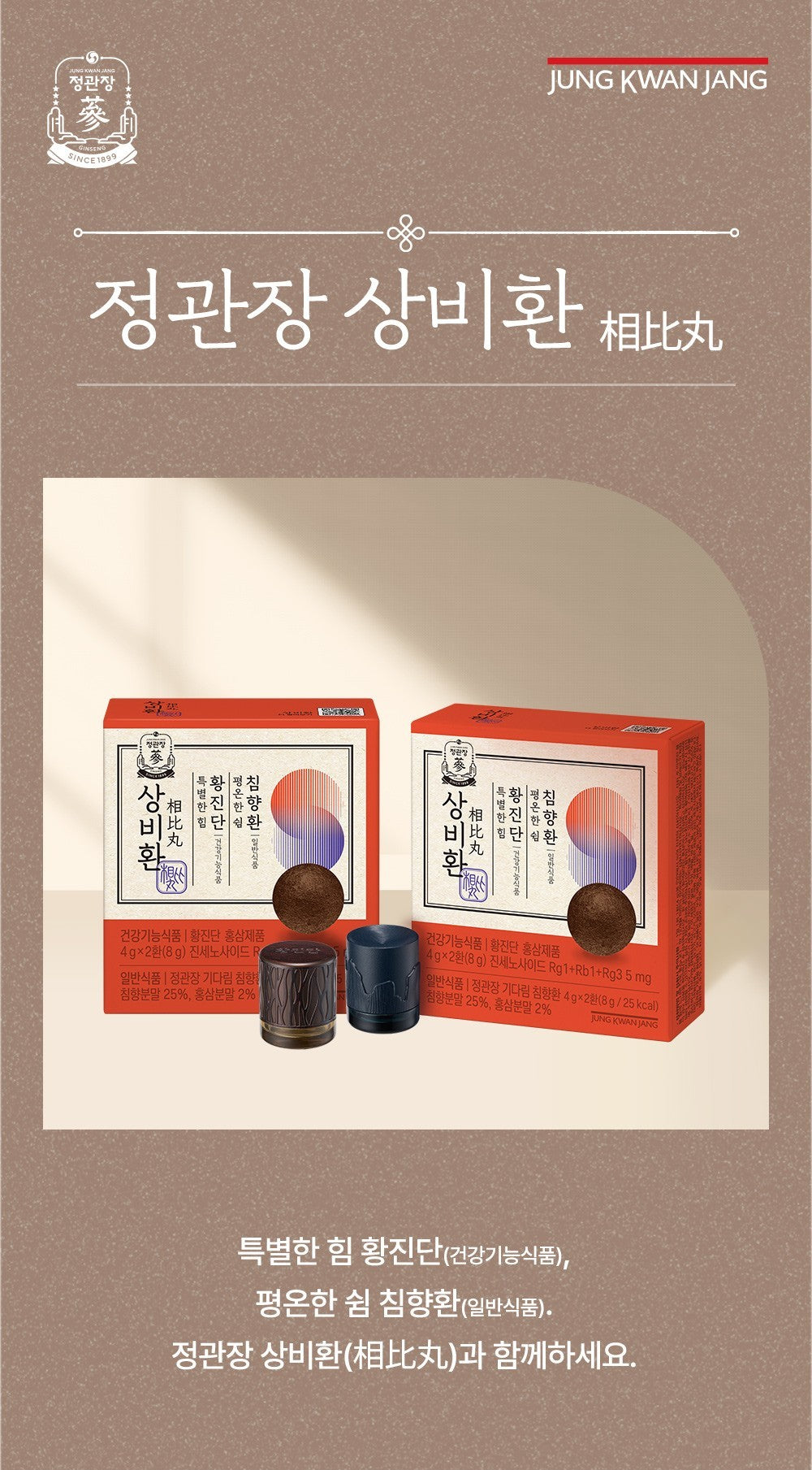 Hồng Sâm KGC Sangbi Hwan Set (Hwang Jin Dan & Chim Hyang Hwan)-Kallos