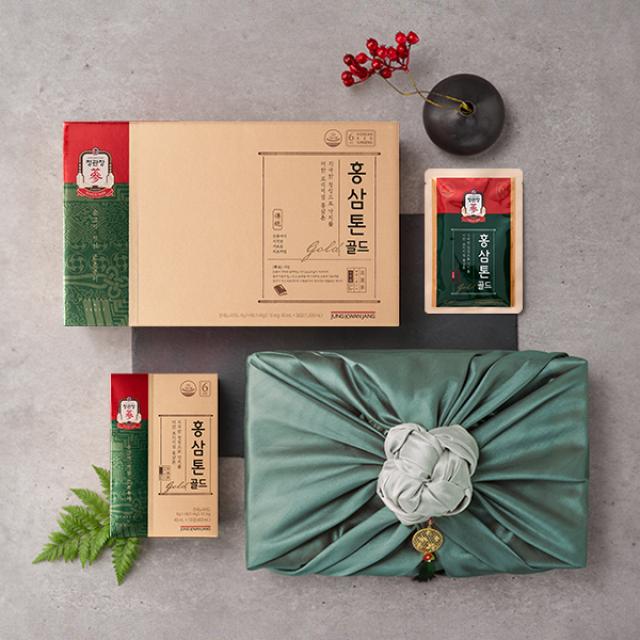 Hồng Sâm KGC Jung Kwan Jang Tonic Gold (Furoshiki Wrapping) - Kallos Vietnam