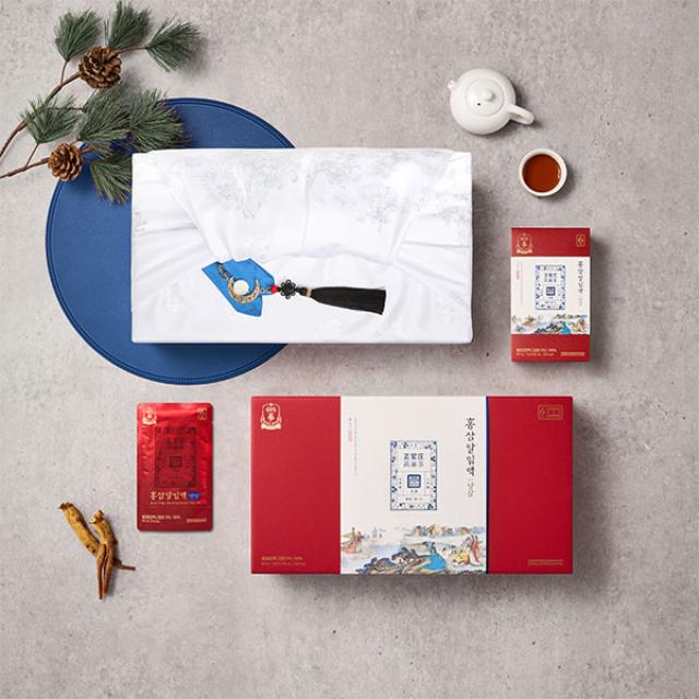 Hồng Sâm KGC Jung Kwan Jang Yangsam Grade #30 Packs (Bojagi Packaging)-Kallos