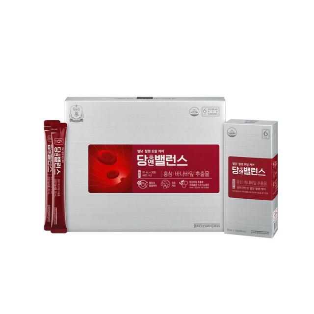Hồng Sâm KGC Korean Red Ginseng Extract Sugar & Balance #30 Days