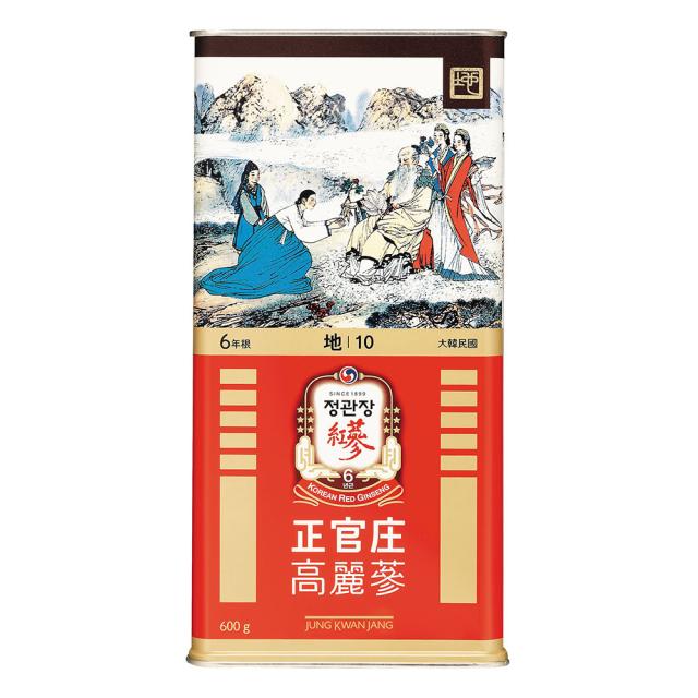 Hồng Sâm KGC Korean Red Ginseng Roots Earth Grade 10ji #600 Gram-Kallos