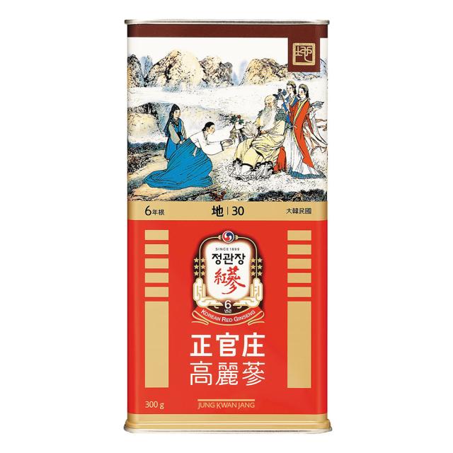Hồng Sâm KGC Korean Red Ginseng Roots Earth Grade 30ji #300 Gram-Kallos