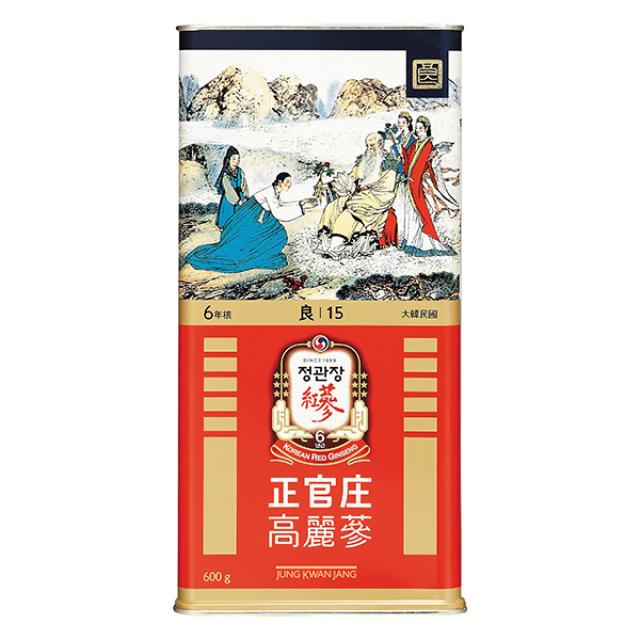 Hồng Sâm KGC Korean Red Ginseng Roots Good Grade 15ji #600 Gram