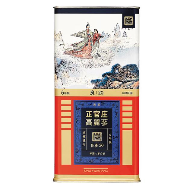 Hồng Sâm KGC Korean Red Ginseng Roots Good Grade 20ji #600 Gram-Kallos