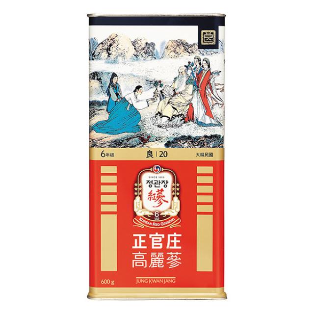 Hồng Sâm KGC Korean Red Ginseng Roots Good Grade 20ji #600 Gram-Kallos