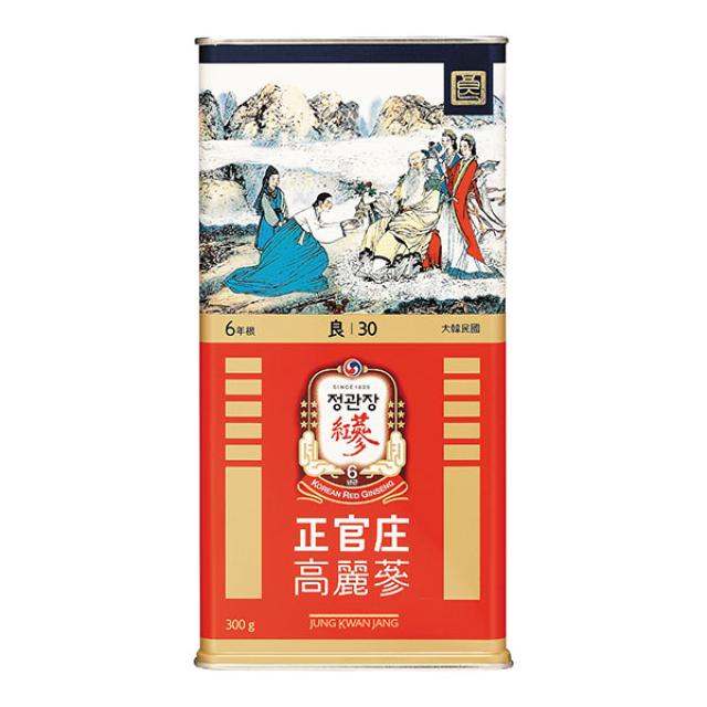 Hồng Sâm KGC Korean Red Ginseng Roots Good Grade 30ji #300 Gram-Kallos