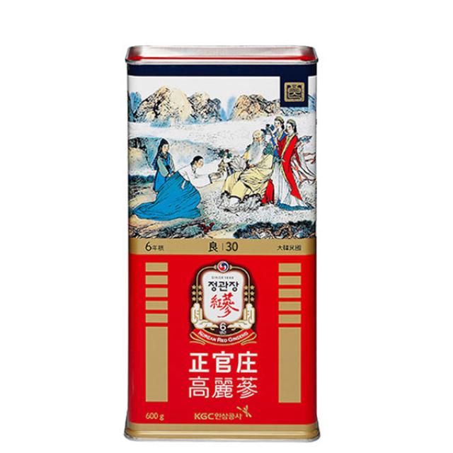 Hồng Sâm KGC Korean Red Ginseng Roots Good Grade 30ji #600 Gram