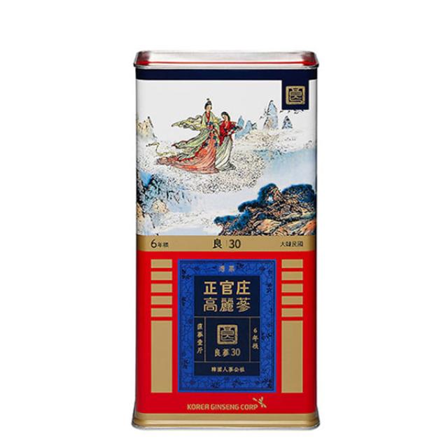 Hồng Sâm KGC Korean Red Ginseng Roots Good Grade 30ji #600 Gram