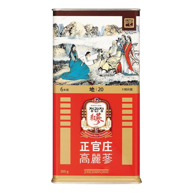 Hồng Sâm KGC Korean Red Ginseng Roots Earth Grade 20ji #300 Gram