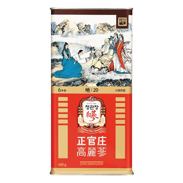 Hồng Sâm KGC Korean Red Ginseng Roots Earth Grade 20ji #600 Gram