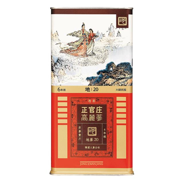Hồng Sâm KGC Korean Red Ginseng Roots Earth Grade 20ji #600 Gram