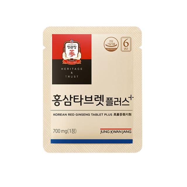Hồng Sâm KGC Korean Red Ginseng Tablet Plus #60 Tablets