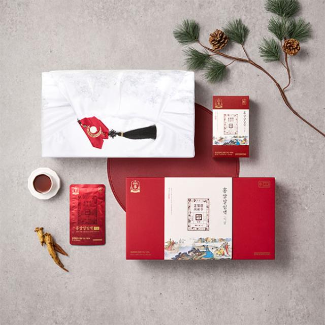 Hồng Sâm KGC Red Ginseng Decoction (Earth Grade) #30 Days (Bojagi Wrapping)-Kallos
