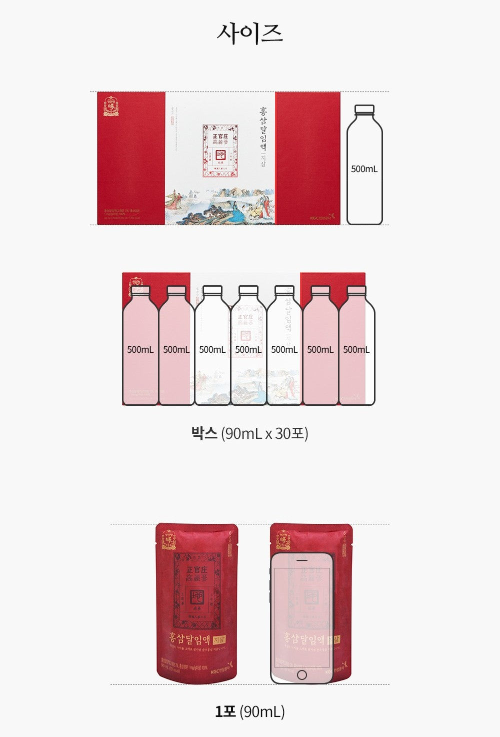 Hồng Sâm KGC Red Ginseng Decoction Jisam #30 Days (Hanji Packaging)