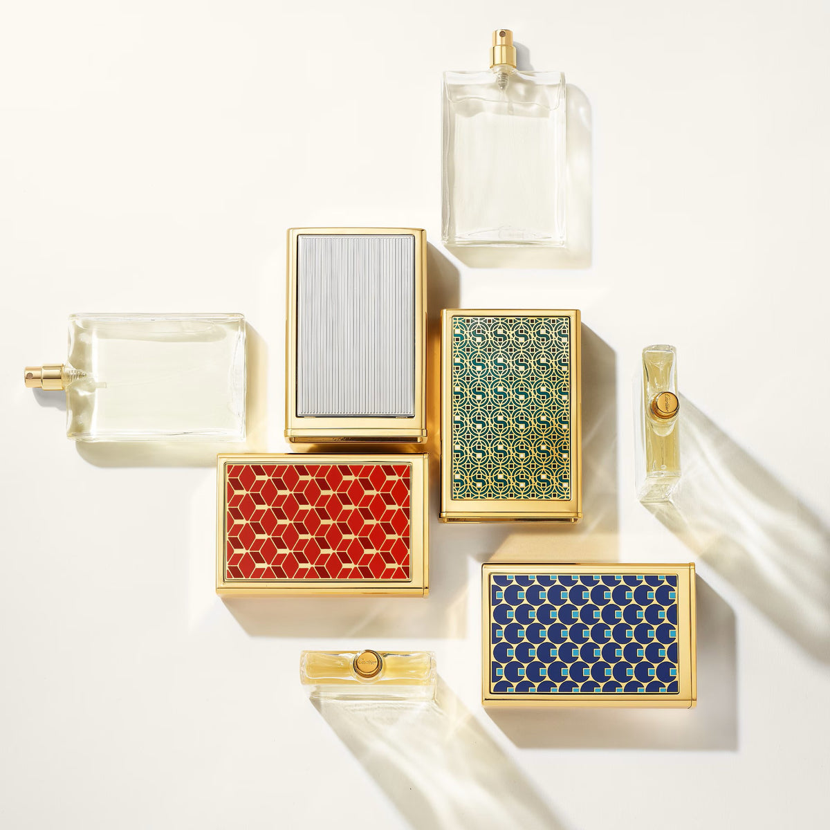 Hộp Đựng Nước Hoa CARTIER Nécessaires à Parfum #Golden Case - Kallos Vietnam