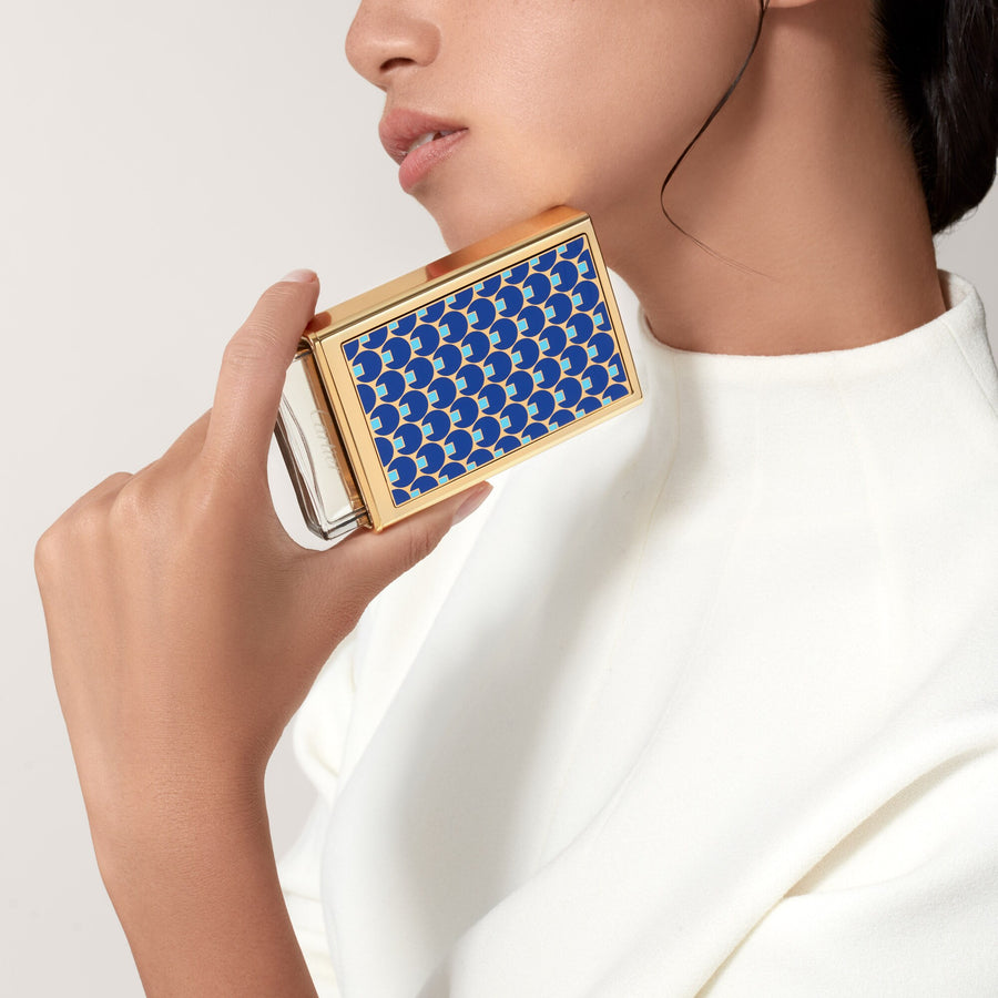 Hộp Đựng Nước Hoa CARTIER Nécessaires À Parfum #Blue Dots Case - Kallos Vietnam