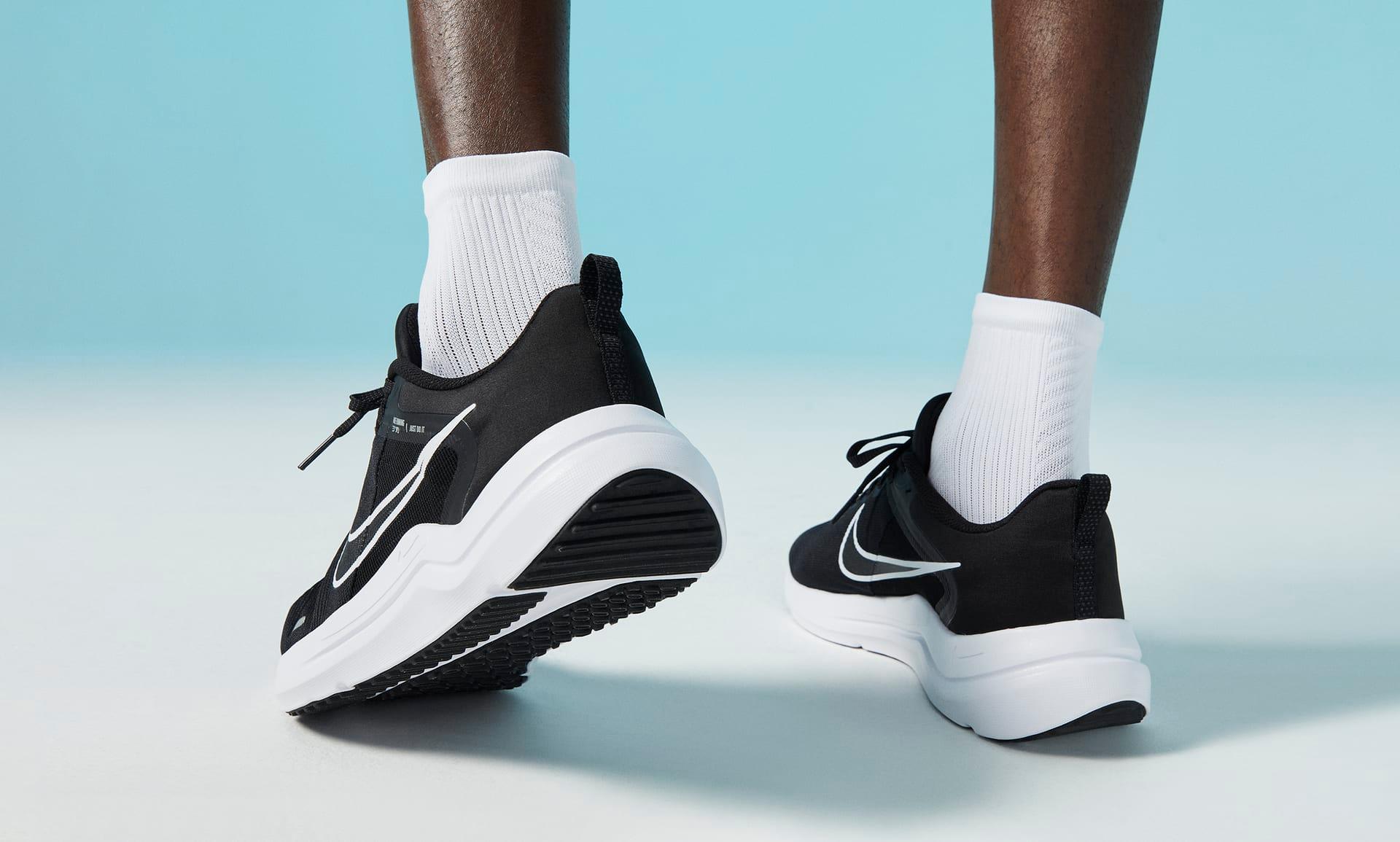 Giày Nike Downshifter 12 Men Shoes #Black White - Kallos Vietnam
