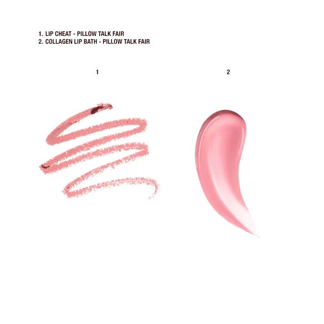 Bộ Quà Tặng Charlotte Tilbury Pillow Talk Mini Glossy Lips Duo #Pillow Talk Fair-Kallos