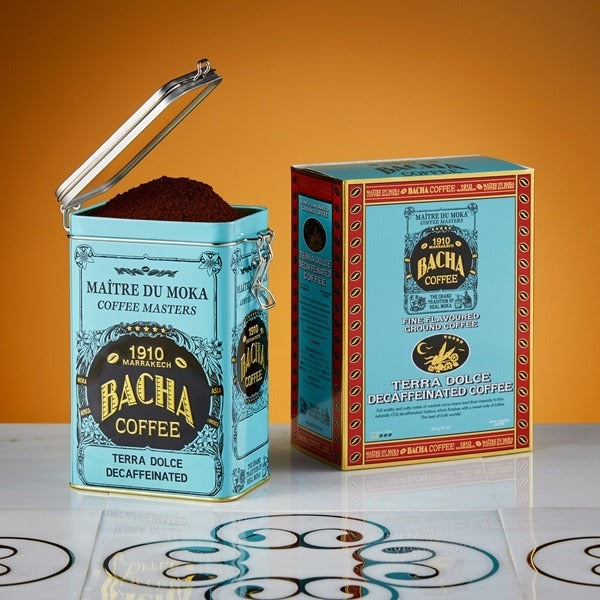 Cà Phê Bacha Terra Dolce Decaffeinated Coffee Ground Beans Autograph-Kallos
