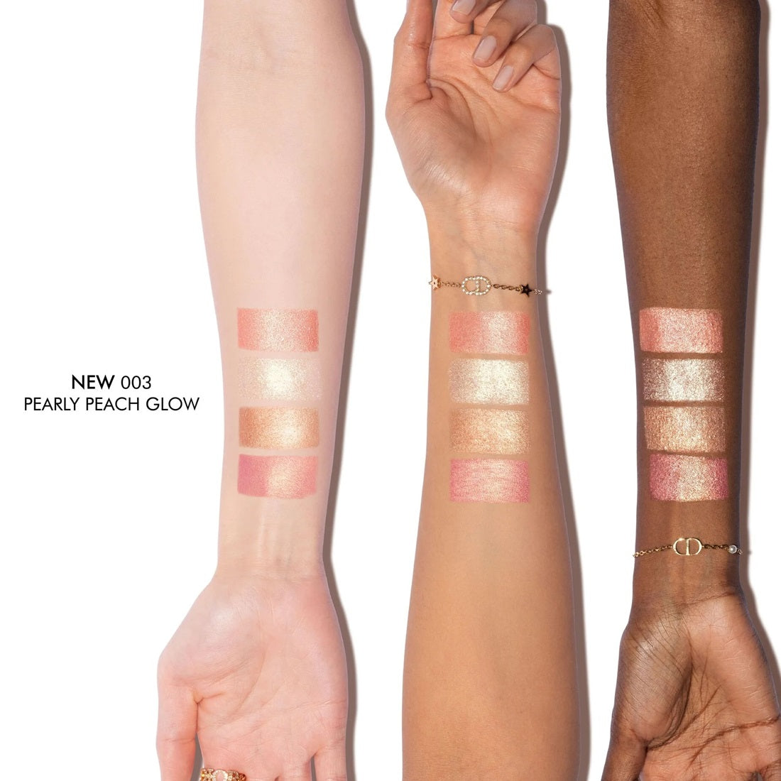 Phấn Bắt Sáng DIOR Backstage Glow Maximizer Palette #003 Pearly Peach Glow