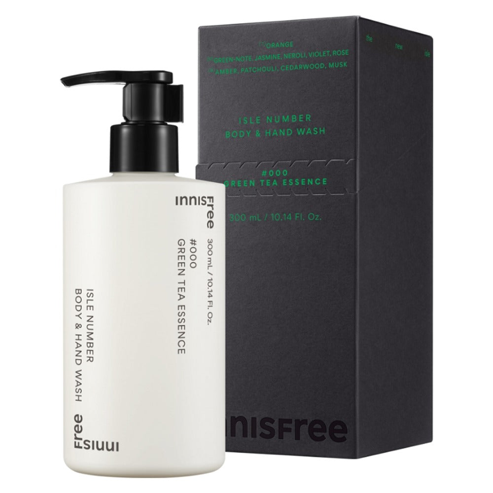 Sữa Tắm Innisfree Isle Number Body Wash #000 Green Tea Essence