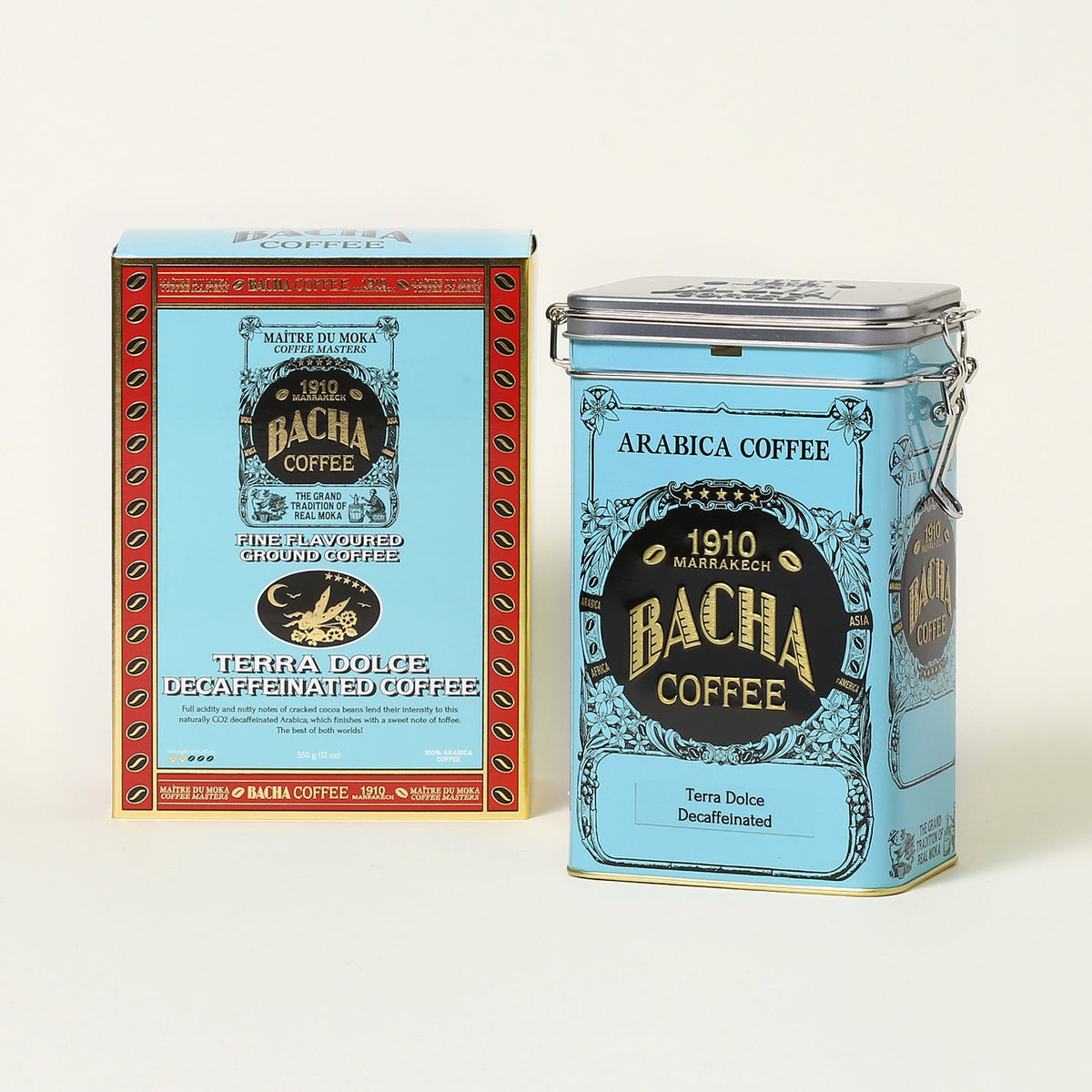 Cà Phê Bacha Terra Dolce Decaffeinated Coffee Ground Beans Autograph