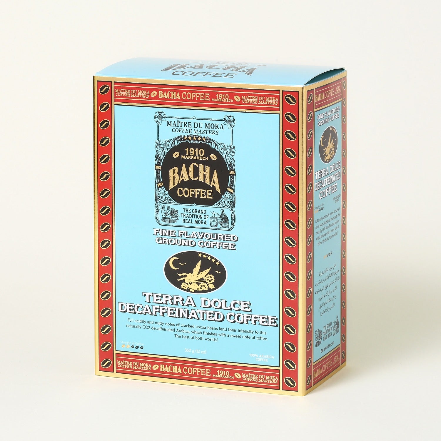 Cà Phê Bacha Terra Dolce Decaffeinated Coffee Ground Beans Autograph-Kallos
