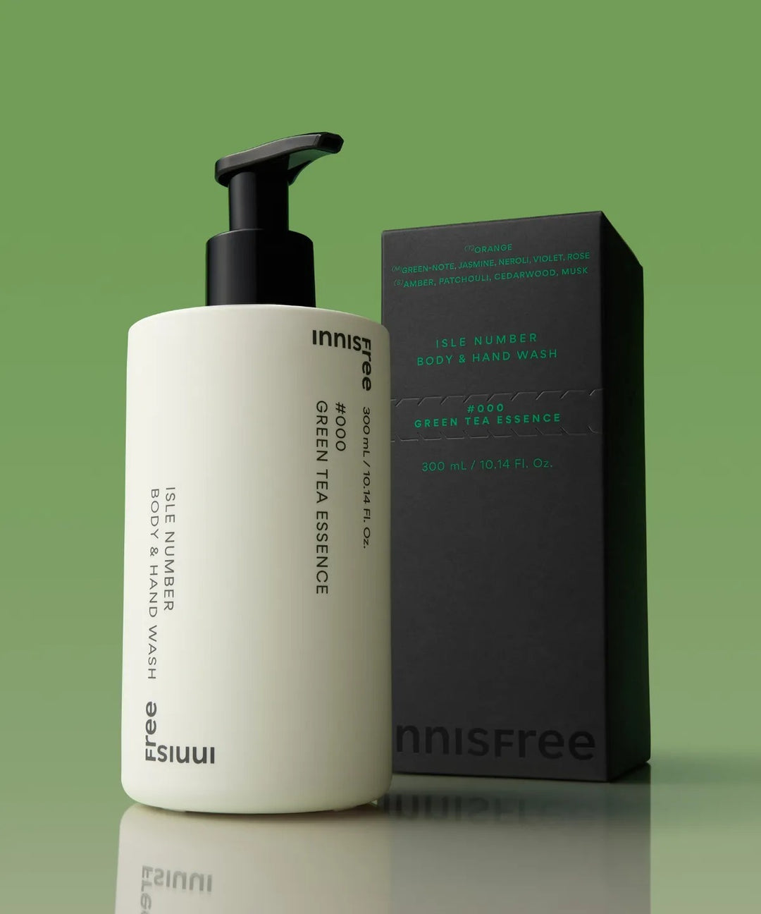 Sữa Tắm Innisfree Isle Number Body Wash #000 Green Tea Essence