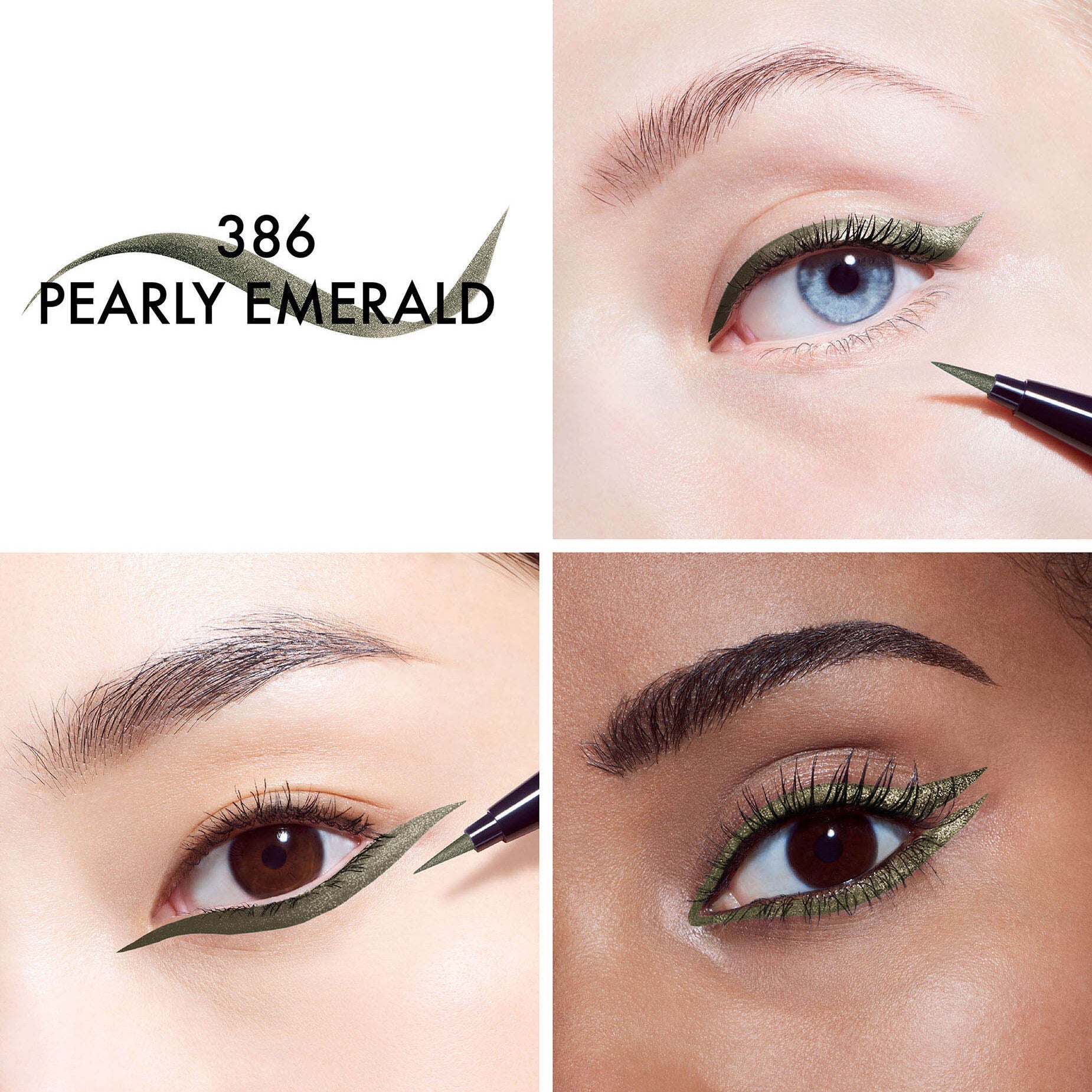 Kẻ Mắt DIOR Diorshow Liquid Liner #386 Pearly Emerald-Kallos