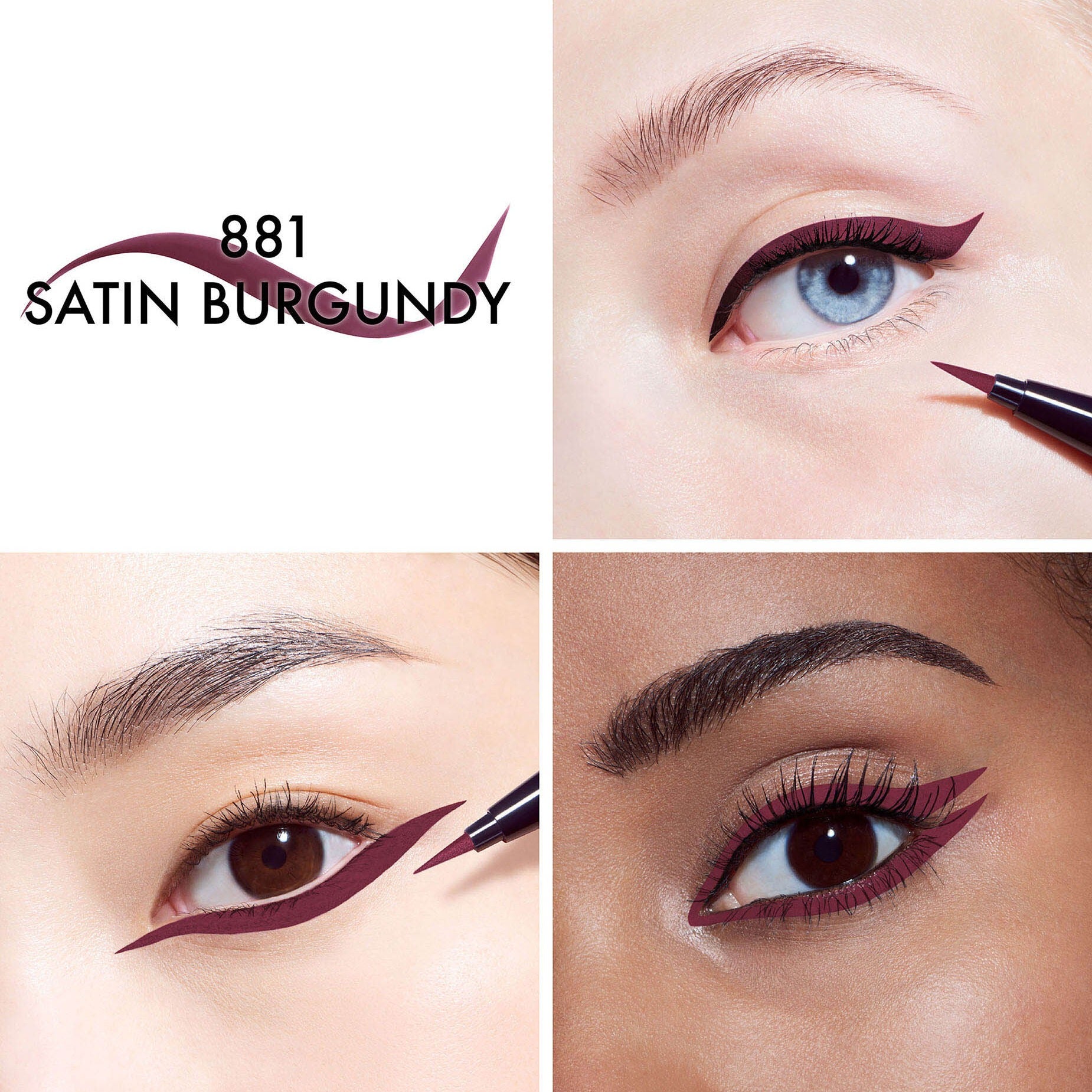 Kẻ Mắt DIOR Diorshow Liquid Liner #881 Satin Burgundy-Kallos