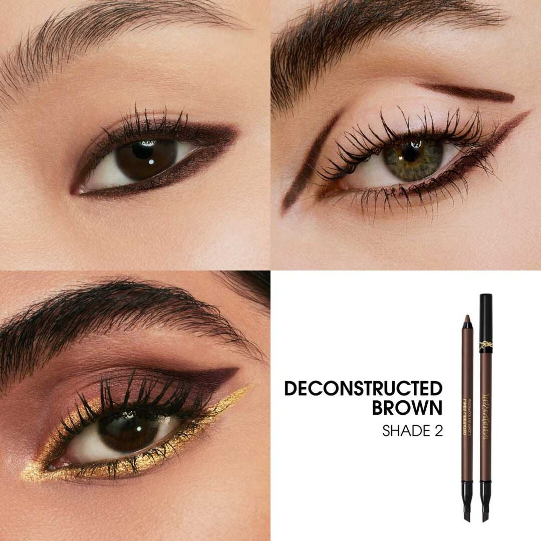 Kẻ Mắt YSL Lines Liberated Pencil Eyeliner #02 Brown