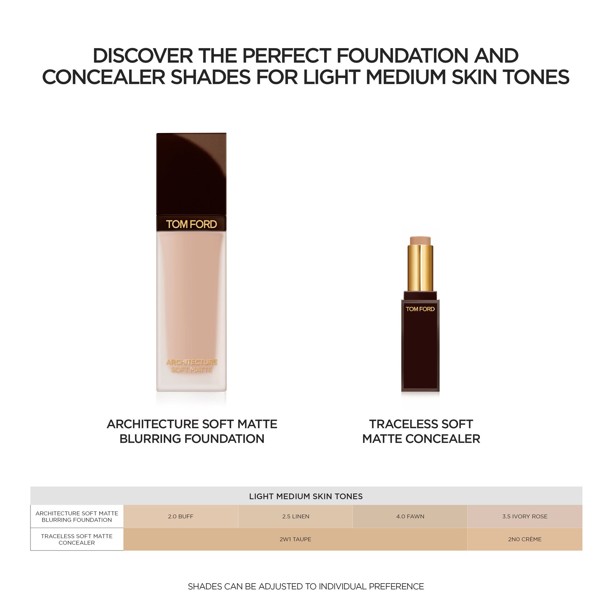 Kem Che Khuyết Điểm TOM FORD Traceless Soft Matte Concealer #2N0 Creme - Kallos Vietnam
