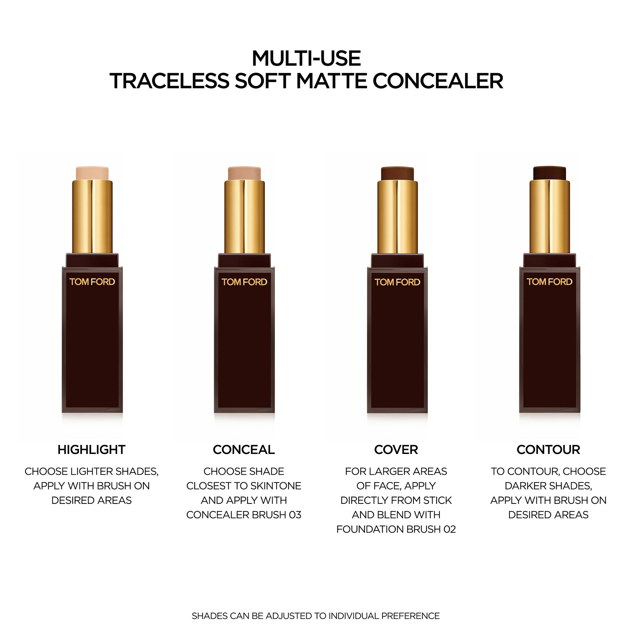 Kem Che Khuyết Điểm TOM FORD Traceless Soft Matte Concealer #2N0 Creme - Kallos Vietnam