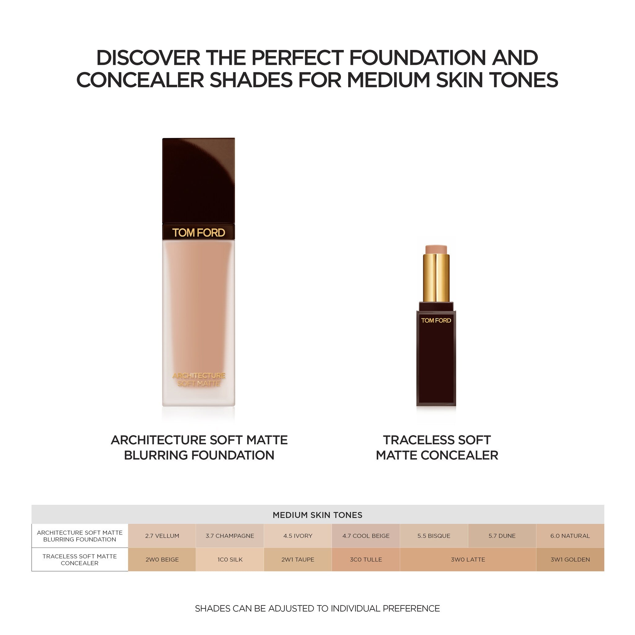 Kem Che Khuyết Điểm TOM FORD Traceless Soft Matte Concealer #2W1 Taupe - Kallos Vietnam