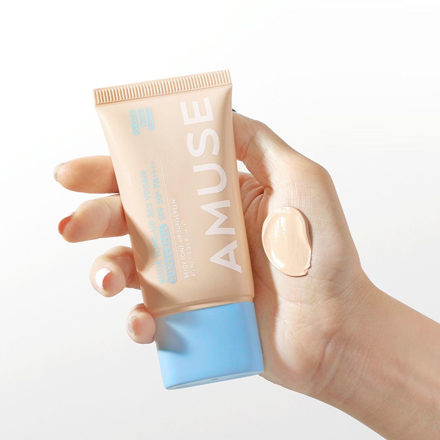 Kem Chống Nắng Amuse Beige Tone Up 365 Vegan Sunscreen-Kallos