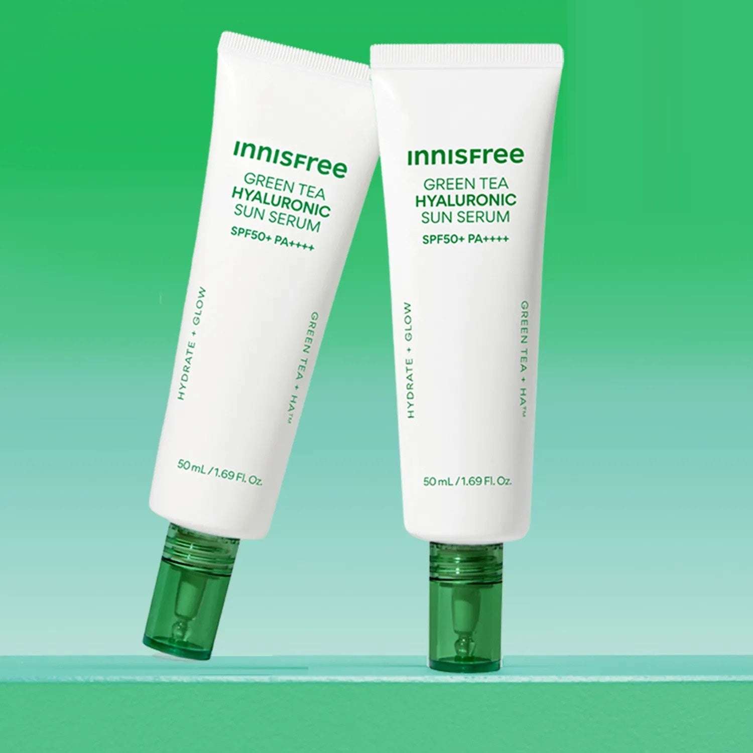 Kem Chống Nắng Innisfree Green Tea Hyaluronic Sun Serum-Kallos