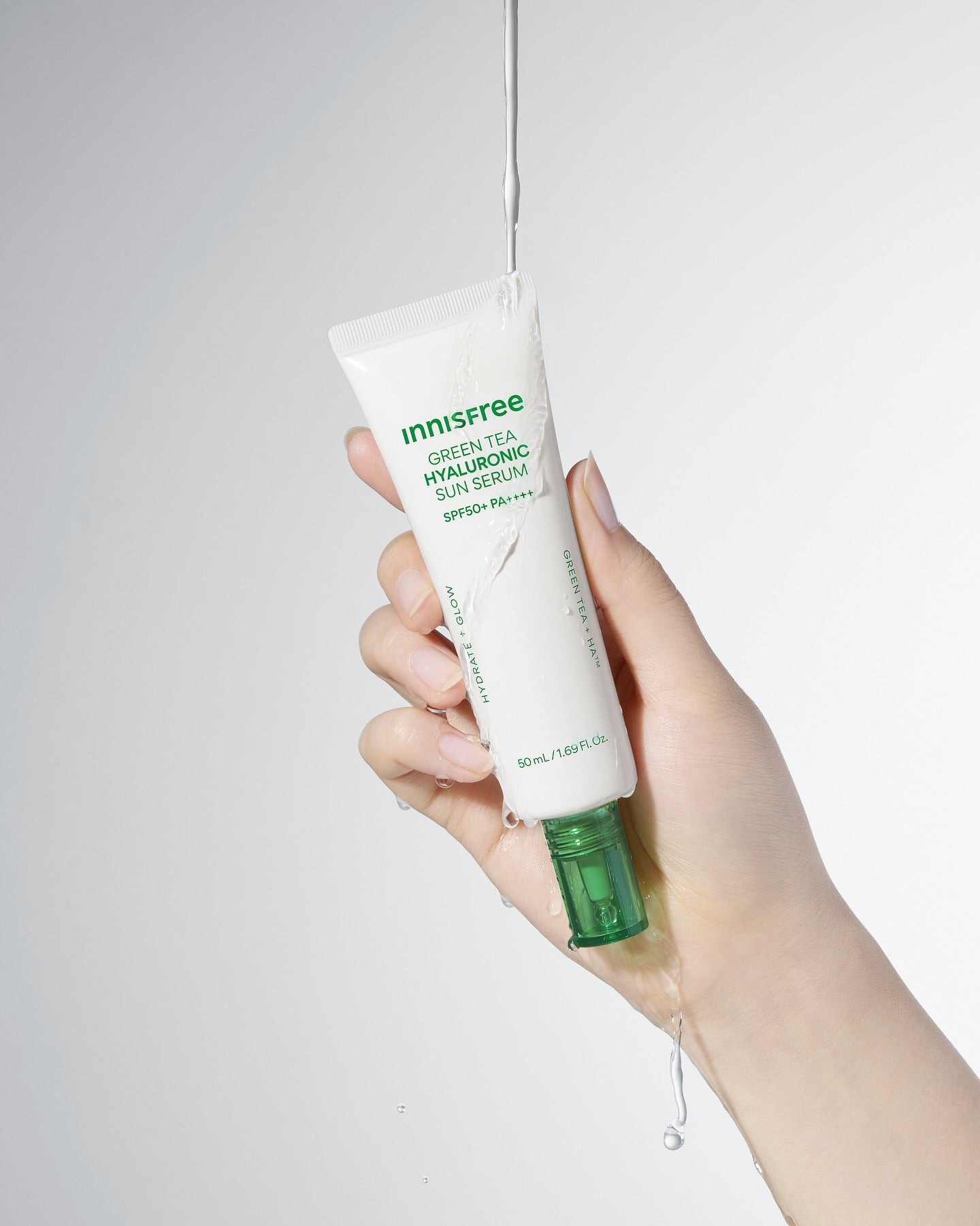 Kem Chống Nắng Innisfree Green Tea Hyaluronic Sun Serum-Kallos