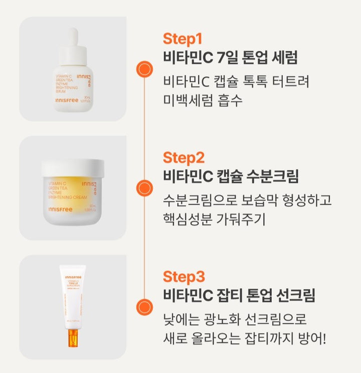 Kem Chống Nắng INNISFREE Vitamin C Spot Tone Up Sunscreen-Kallos