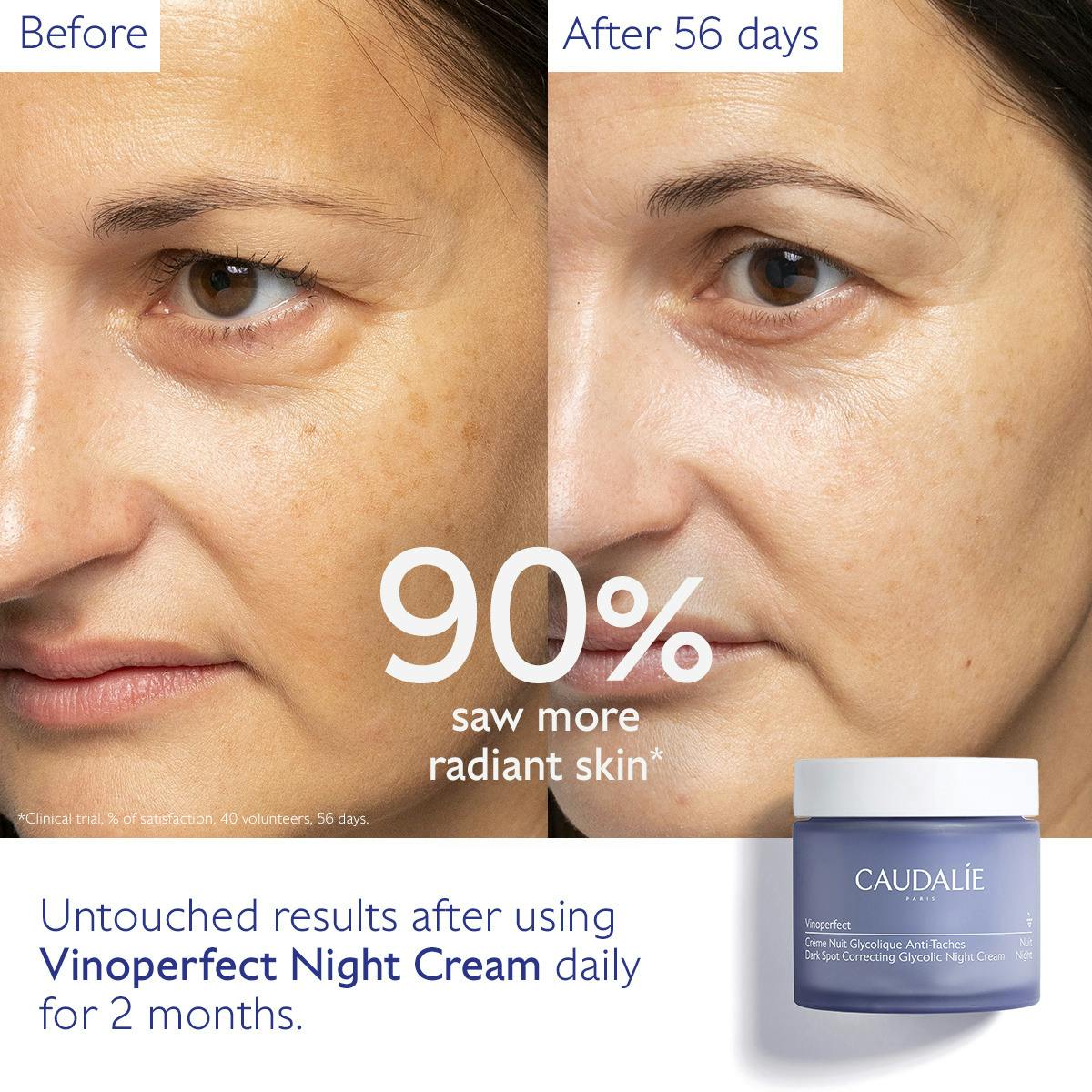 Kem Dưỡng Caudalie Vinoperfect Dark Spot Correcting Glycolic Night Cream