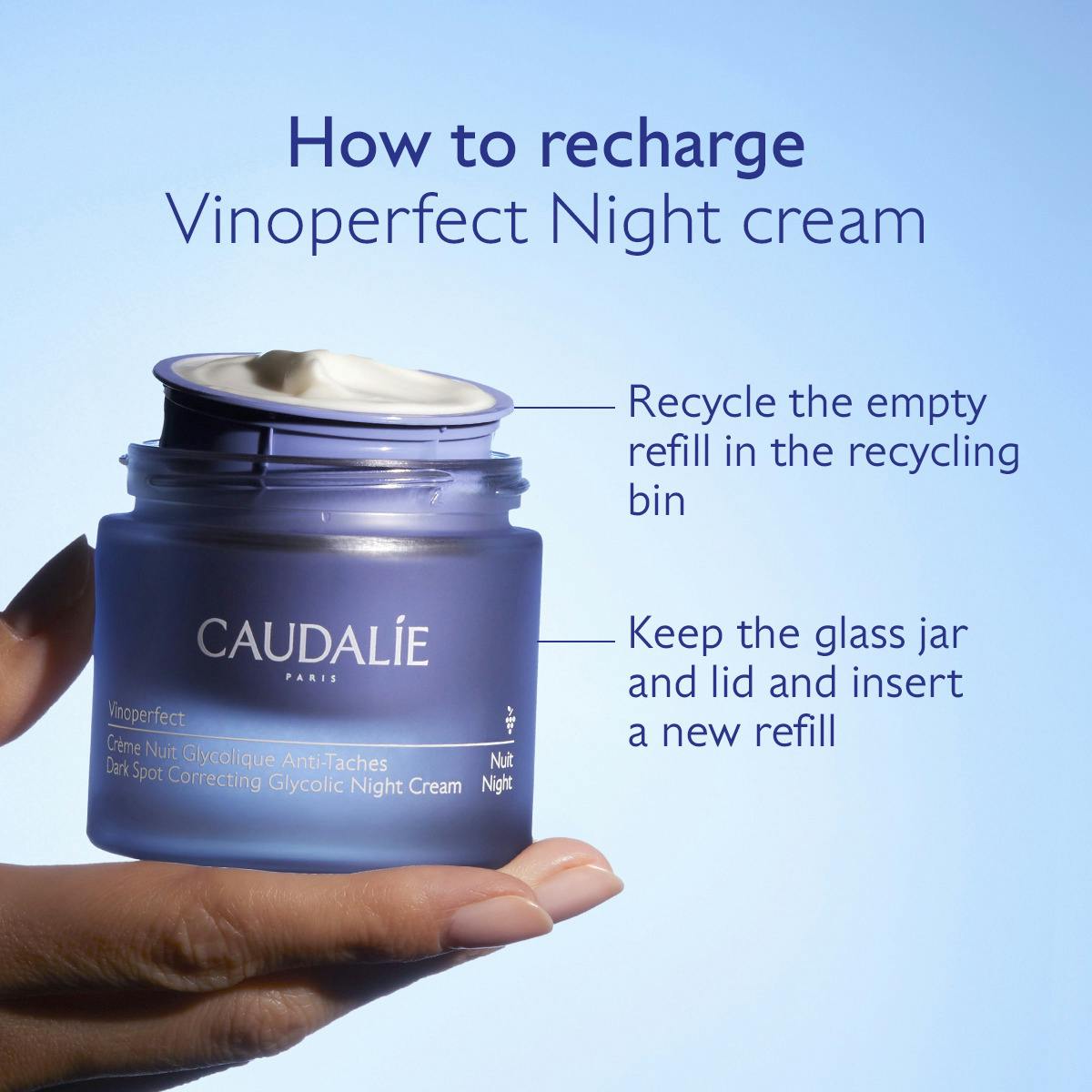 Kem Dưỡng Caudalie Vinoperfect Dark Spot Correcting Glycolic Night Cream