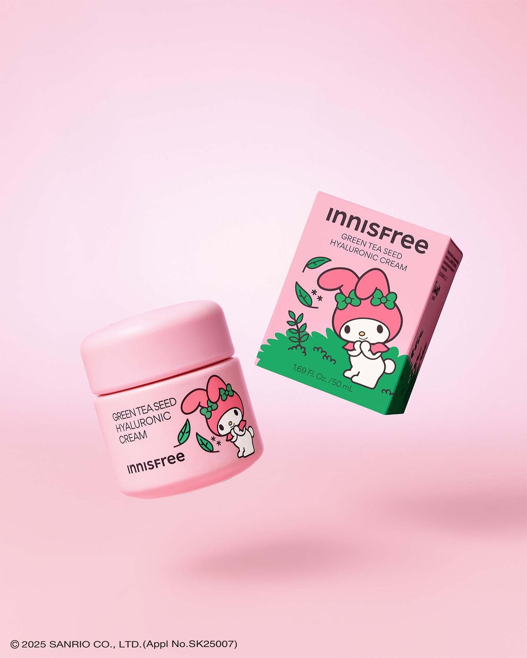 Kem Dưỡng INNISFREE Green Tea Seed Hyaluronic Cream [My Melody Edition]